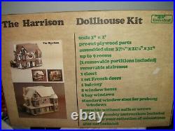 GREENLEAF The Harrison Wooden Dollhouse Kit # 8006 UNASSEMBLED, NEW IN BOX