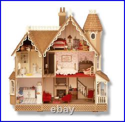 GREENLEAF The McKinley Wooden Dollhouse Kit # 8009 UNASSEMBLED, NEW IN BOX