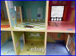 Giant Wooden Peppa Pig Doll's House, Furniture, Vehicles And Playset Mega Bundle