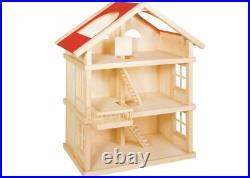 Goki dollhouse 3 floors wooden dollhouse toy house playhouse BWARE