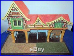 Gottschalk German early 1900 Antique wooden wood STABLE doll house