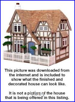 Greenleaf Glencroft assembled wooden dolls house ready to decorate and furnish