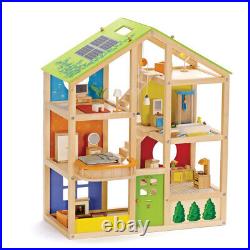 HAPE Happy Family Dolls House Full Range of Wooden Houses & Rooms Children 3yrs+