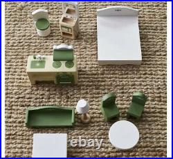 HEARTH AND HAND BY MAGNOLIA WOODEN DOLLHOUSE With FURNITURE NEW