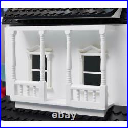 HILIROOM Brand New Large Wooden Dolls House, Victorian Cottage Vintage Dollhouse