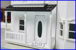 HILIROOM Wooden Dolls House Cottage Victorian Kids Gift Doll House UK STOCK