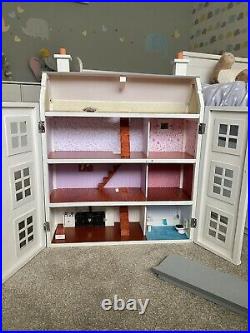 Hand painted wooden dolls house