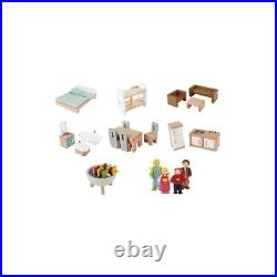 Hape Wooden Doll Family Mansion Germany Brand