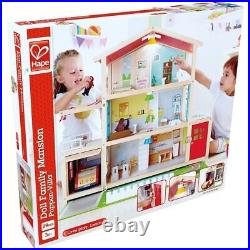 Hape Wooden Doll Family Mansion Germany Brand