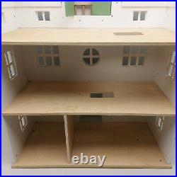 Hearth And By Magnolia Wooden Doll House (Roof On Left Missing)