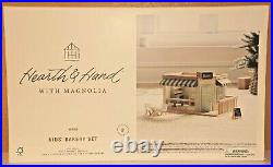 Hearth And Hand With Magnolia Kids Bakery Set Wooden Doll House Sealed NEW NIB