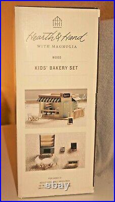 Hearth And Hand With Magnolia Kids Bakery Set Wooden Doll House Sealed NEW NIB