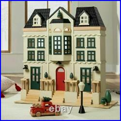 Hearth Hand Magnolia Dollhouse Wooden 3-Story Home 6 Rooms 28x28x12 CHRISTMAS