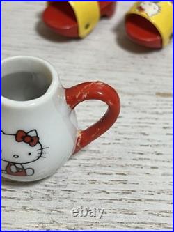 Hello Kitty Miniature Wooden Doll House 1976 Vintage Stock Antique