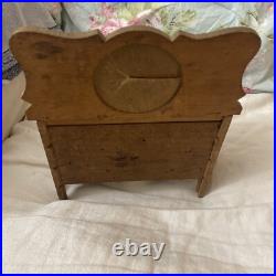 Home Decorative Wooden Storage Doll House With Drawers Brown