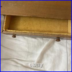 Home Decorative Wooden Storage Doll House With Drawers Brown