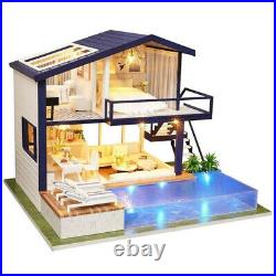 House Model Kids Apartment Assembly Toy DIY House Set with Furniture Kids Toy