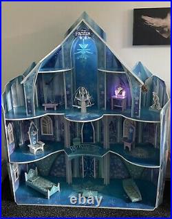 Huge Disney Frozen Castle Ice Wooden Mansion Dolls House