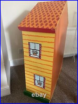 Huge Maisy Mouse Dolls House Book Case Shelf Solid Unit Colourful Wooden Classic