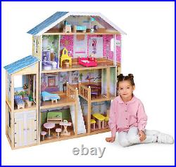 Infantastic dollhouse wooden children 4 floors dollhouse dollhouse