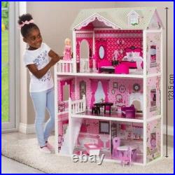 Isabelle's Wooden Doll House Kids Girls LARGE Play Toy Furniture Dolls Children