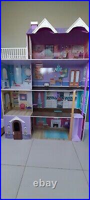 Ivy Wooden Dolls House Dimensions 125L×60w×162Hcm & Accessories