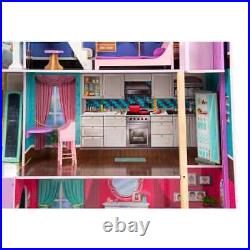 Ivy's Wooden Doll House LARGE Kids Play Toy Furniture Dolls Children Dollhouse