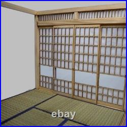 Japanese style Room Doll House Handmade Miniature Kit Wooden 1/12 New