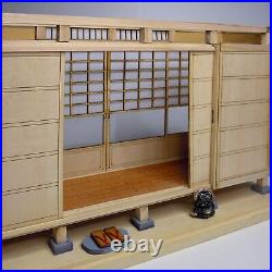Japanese style Room SET of 3 Doll House Handmade Miniature Kit Wooden 1/12 JP