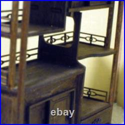 Japanese-style Room Tea chest Japanese furniture 112 Doll House Wooden Figure Japanese-style Room Tea chest Japanese furniture 112 Doll House Wooden Figure