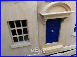 John Lewis Wooden Victorian Dolls House With Basement (+free Box Of Toys)