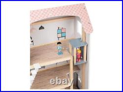 Junior Wooden Dolls House 33 Pieces Furniture Set! Birthday Eid Gift for Girls
