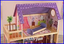 KidKraft 65092 Wooden Kayla Dollhouse with Furniture and Accessories, Play Set with dr