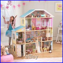 KidKraft 65252 Majestic Mansion Wooden Dolls House with Furniture and Accessorie