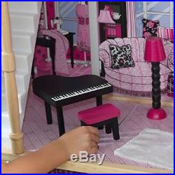 KidKraft Dollhouse Scale Girls Miniature Wooden Play Toy Furniture Kit Pink New
