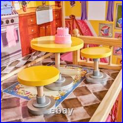 KidKraft Kayla Wooden Dolls House with Furniture and Accessories Included, 3 St