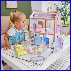 KidKraft Play & Store Cottage Wooden Dolls House with Furniture and Accessories KidKraft Play & Store Cottage Wooden Dolls House with Furniture and Accessories