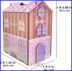 KidKraft Play & Store Cottage Wooden Dolls House with Furniture and Accessories KidKraft Play & Store Cottage Wooden Dolls House with Furniture and Accessories