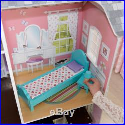 KidKraft Wooden Grand Estate Dollhouse +26 Pcs Furniture Fits Barbie Dolls