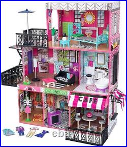 Kidkraft 65922 Brooklyn's Loft Casa Delle Dolls Dollhouse Modern B-GOODS