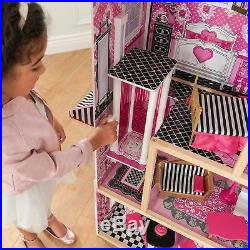 Kidkraft Bella Wooden Kids Dolls House & Furniture Fits Barbies