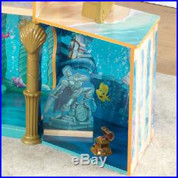 Kidkraft Disney Princess Ariel Undersea Kingdom Wooden Kids Girls Dollhouse New