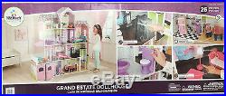 Kidkraft Grand Estate Wooden Girls Dolls House Furniture Fits Barbie Dollhouse