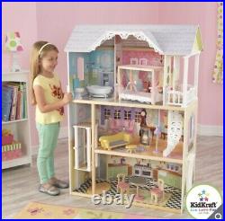 Kidkraft Kaylee Dollhouse Girls Wooden Doll House 3 levels