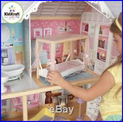 Kidkraft Kaylee Dollhouse Girls Wooden Doll House Fits Barbie Dolls FREE UK