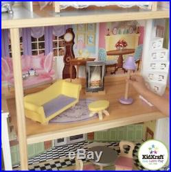 Kidkraft Kaylee Dollhouse Girls Wooden Doll House Fits Barbie Dolls FREE UK