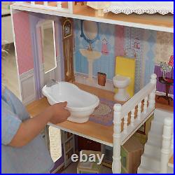 Kidkraft Savannah Dollhouse, Large Wooden Doll Mansion fits Barbie Dolls