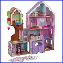 Kidkraft Treehouse Retreat Mansion Wooden Dollhouse Dolls House Girls Play Doll