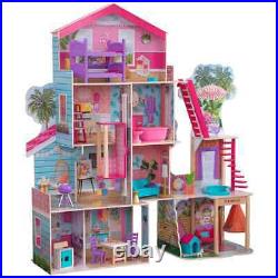 Kidkraft Wooden Dolls House Pool Party Mansion