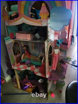 Kidkraft Wooden, Solid Rainbow Dreamers Unicorn Mermaid Dollhouse